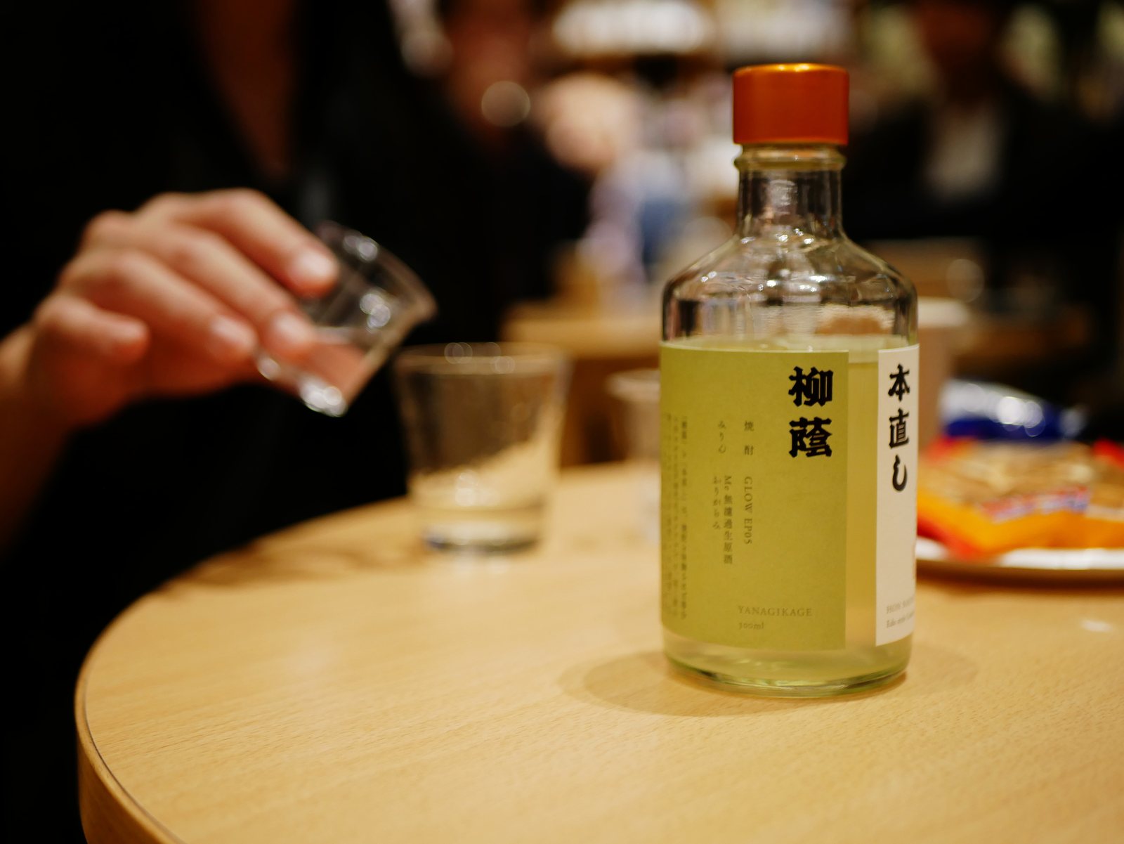 テーブルでの一杯づくり